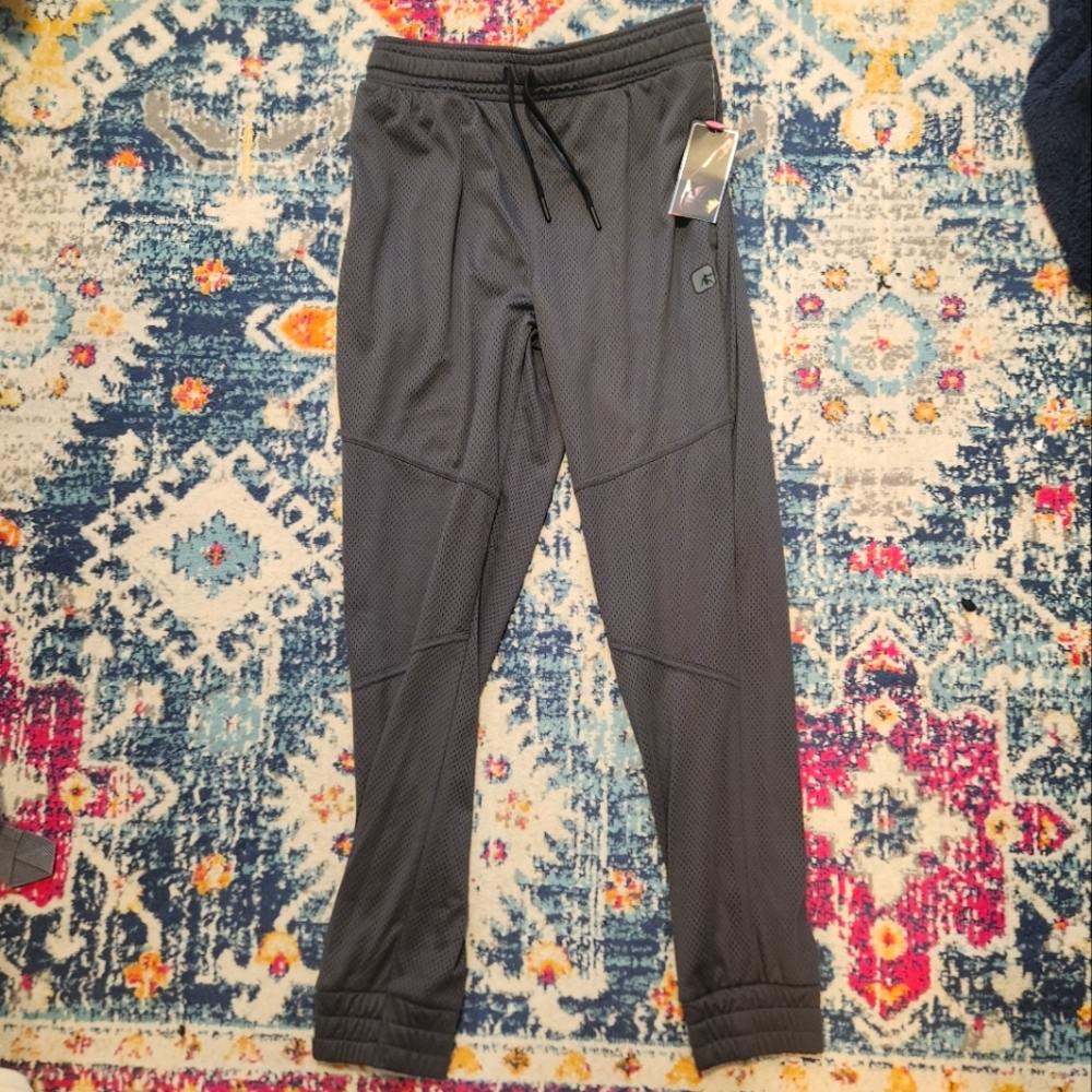 And1 Mens Small Jogging Pants / Sweatpants - Black Jump Shot B-Ball Jogger NWT